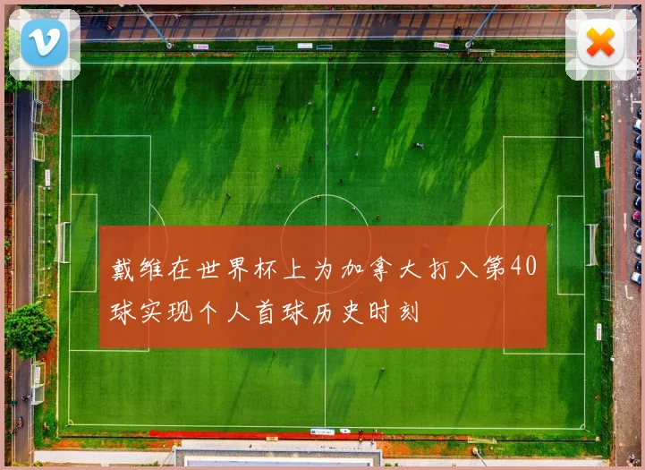 戴维在世界杯上为加拿大打入第40球实现个人首球历史时刻
